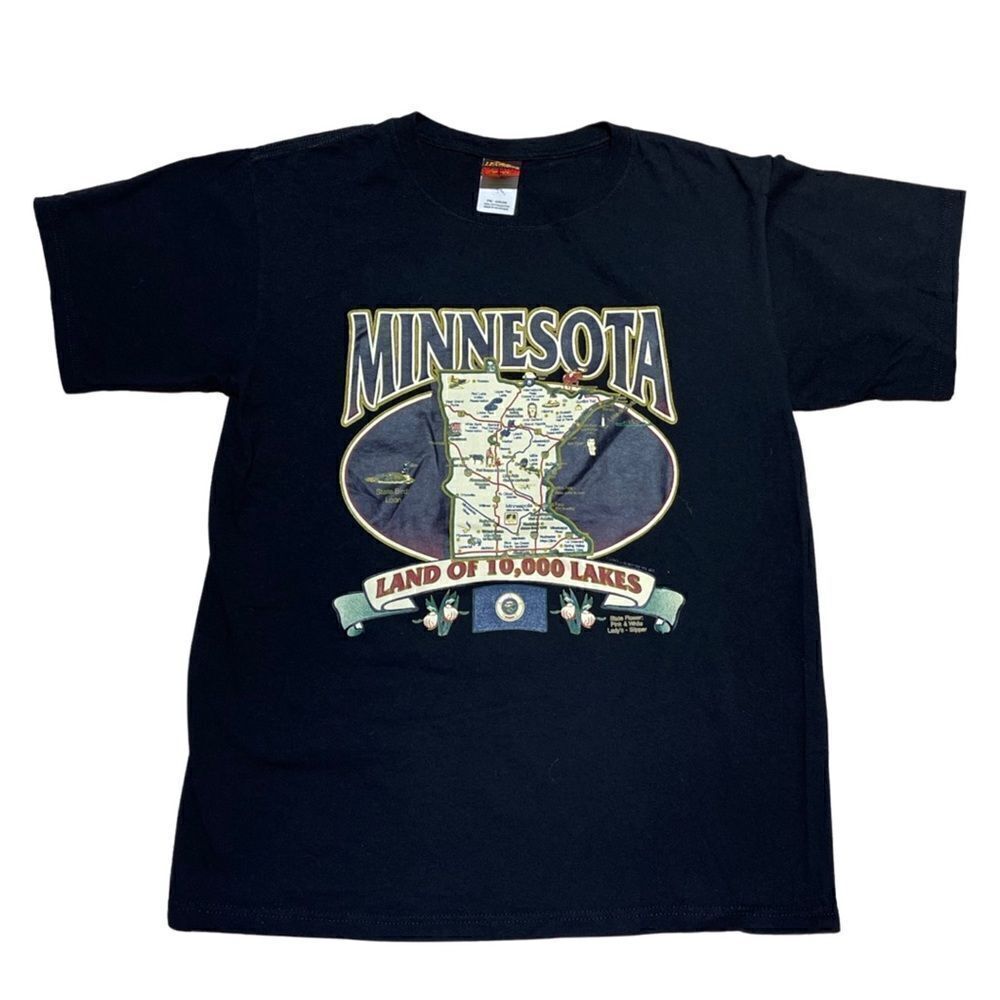 Minnesota Land of 10,000 Lakes Men's Graphic T-Shirt • Medium • NWOT